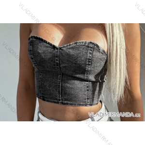 Damen Croptop Carmen (S/M ONE SIZE) ITALIAN FASHION IMPLP2390540010