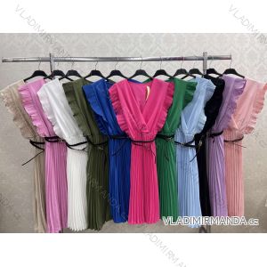 Ärmelloses Chiffon-Kleid mit Trägern für Damen (Einheitsgröße S/M) ITALIAN FASHION IMWBB231378