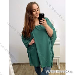 Damen-Tunika in Übergröße mit kurzen Ärmeln (XL/2XL/3XL/4XL Einheitsgröße) ITALIAN FASHION IMBM23FATI/DU