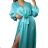 Elegantes Langarmkleid Damen (S / M.ONE SIZE) ITALIAN FASHION IMM211302