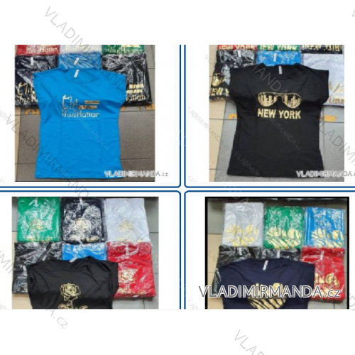 Katalog Damen-Kurzarm-T-Shirt in Übergröße (2XL-4XL) TURKISH FASHION TMWG23AprilXL