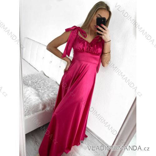 Trägerloses langes Partykleid für Damen (Einheitsgröße S/M) ITALIAN FASHION IMPBB2323479