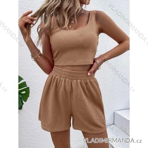 Sommer-Set aus ärmellosem Oberteil und Shorts für Damen (M-XL) TURKISH FASHION TMWD231512