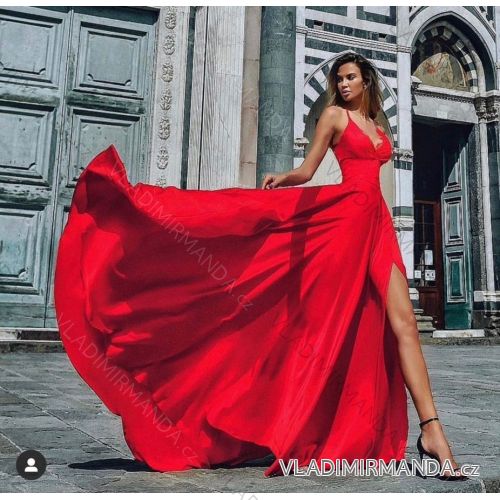 Langes Partykleid für Damen mit Trägern (S/M EINHEITSGRÖSSE) ITALIAN FASHION IMPLS2327320