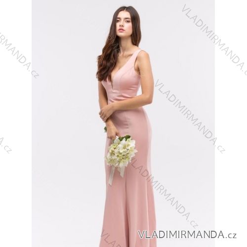 Langes Partykleid mit Trägern für Damen (Einheitsgröße S/M) ITALIAN FASHION IMPLS2322986