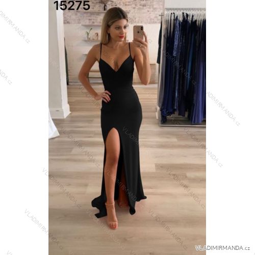 Trägerloses langes Partykleid für Damen (S/M EINHEITSGRÖSSE) ITALIAN FASHION IMPLS231009