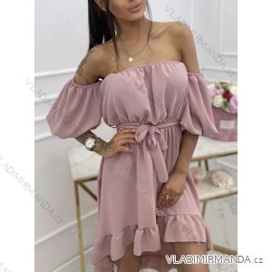 Schulterfreies Carmen-Sommerkleid für Damen (Einheitsgröße S/M) ITALIAN FASHION IMM23M56188