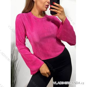 Elegantes Langarm-T-Shirt für Damen (S/M EINHEITSGRÖSSE) ITALIAN FASHION IMPGM234489