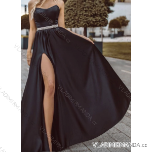 Langes, elegantes, trägerloses Damenkleid (Einheitsgröße S/M) ITALIAN FASHION IMPCF2322611