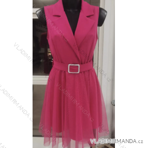 Elegantes, ärmelloses Mantelkleid für Damen (S/M EINHEITSGRÖSSE) ITALIAN FASHION IMPCF2330260