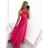 Trägerloses langes Tüll-Partykleid für Frauen (Einheitsgröße S/M) ITALIAN FASHION IMM23M9120 -   Königsblau -   S / M