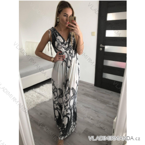 Langes, ärmelloses Icecool-Sommerkleid für Damen (M/L, XL/XXL) ITALIAN FASHION ainuosi IMB239903/DUR