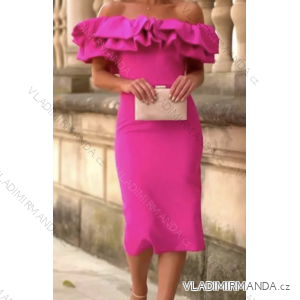 Elegantes Carmen-Kurzarmkleid für Damen (S/M EINHEITSGRÖSSE) ITALIAN FASHION IMPGM238067