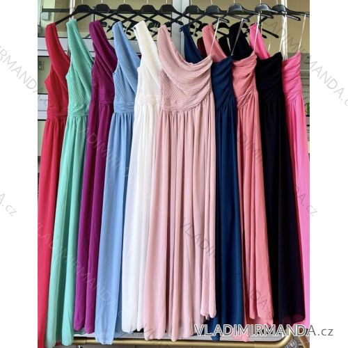 Sommerkleid Carmen aus Musselin für Damen (Einheitsgröße S/M) ITALIAN FASHION IMWE231506