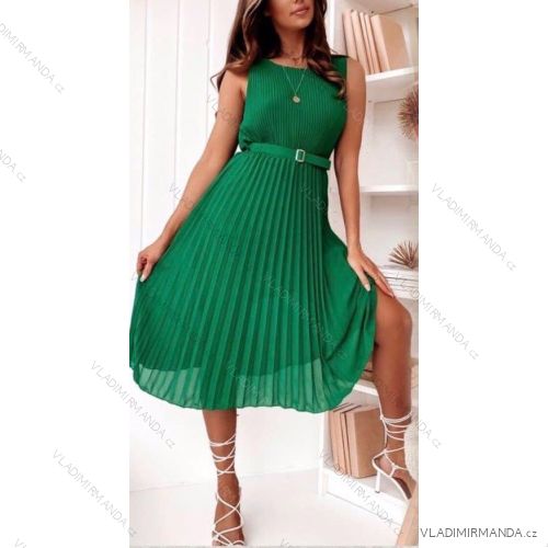 Sommerkleid Carmen aus Musselin für Damen (Einheitsgröße S/M) ITALIAN FASHION IMWE231506