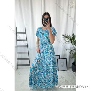 Sommerkleid Carmen aus Musselin für Damen (Einheitsgröße S/M) ITALIAN FASHION IMWE231506