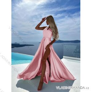 Kleid übergroße Kurzarm Damen (UNI S-L) ITALIAN FASHION IMD20187