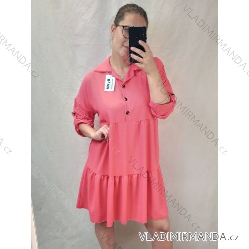 Kleid / Tunika verlängert Frauen (UNI XS-M) ITALIENISCHE MODE IM120042