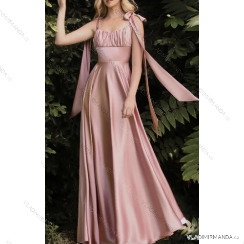 Langes, elegantes, trägerloses Damenkleid (Einheitsgröße S/M) ITALIAN FASHION IMPBB23B23479