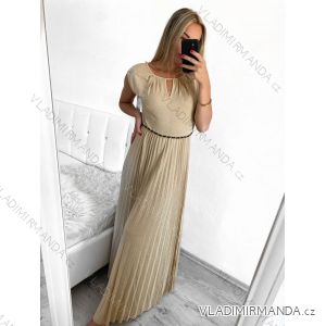 Ärmelloses langes Partykleid für Damen (S/M EINHEITSGRÖSSE) ITALIAN FASHION IMPBB23S3558