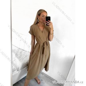 Langes, ärmelloses Sommerkleid für Frauen (Einheitsgröße S/M) ITALIAN FASHION IMPLM22OMBRE