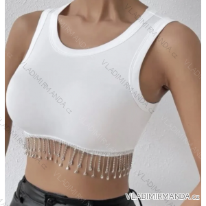 Ärmelloses Crop-Top für Damen (S/M EINHEITSGRÖSSE) ITALIAN FASHION IMPBB23C27271