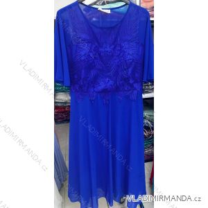 Kurzärmliges Kleid aus Spitze und Baumwolle für Damen (Einheitsgröße S/M) ITALIAN FASHION IMM23M7267