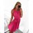 Sommerkleid mit ärmelloser Handtasche Damen (S / M ONE SIZE) ITALIAN FASHION IM422601 S/M schwarz