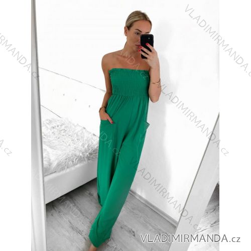 Langer Damen-Jumpsuit mit Trägern (Einheitsgröße S/M) ITALIAN FASHION IMWA236511