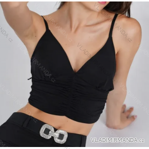 Trägerloses Crop-Top für Damen (S/M ONE SIZE) ITALIAN FASHION IMPBB23C27038