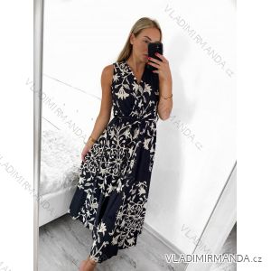 Langes ärmelloses Sommerkleid für Damen (Einheitsgröße S/M) ITALIAN FASHION IMF2317719