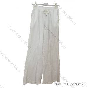 Lange Sommer-Musselin-Hose für Damen (Einheitsgröße S/M) ITALIAN FASHION IMD23325/DUR