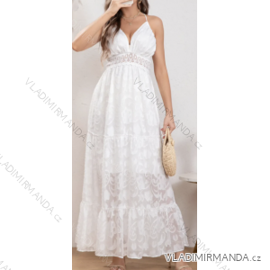 Langes, trägerloses Sommerkleid im Boho-Stil für Damen (Einheitsgröße S/M) ITALIAN FASHION IMPGM236405