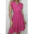 Sommerkleid mit kurzen Ärmeln für Damen (Einheitsgröße S/M) ITALIAN FASHION IMPBB22F10868D