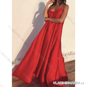 Langes Sommerkleid mit Trägern für Damen (S/M ONE SIZE) ITALIAN FASHION IMPBB24S3208