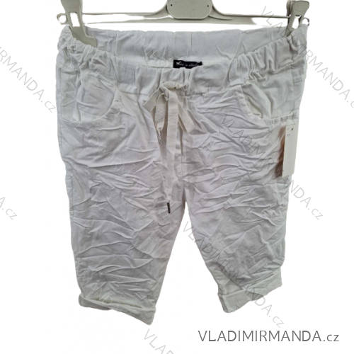 Shorts Sommer Damen Shorts (Einheitsgröße) ITALIAN Fashion IM517004 S/M weiß