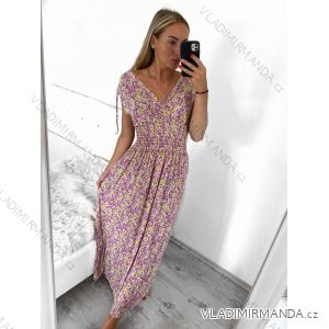 Langes ärmelloses Sommerkleid für Damen (M/L, XL/2XL) ITALIAN FASHION IMB23F909/DU