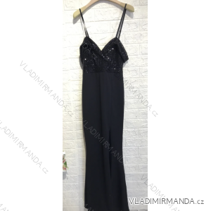 Elegantes Sommerkleid mit glitzernden Pailletten für Damen (Einheitsgröße S/M) ITALIAN FASHION IMPGM236128