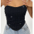 Ärmelloses Crop-Top „Carmen“ für Damen (Einheitsgröße S/M) ITALIAN FASHION IMPBB230036r