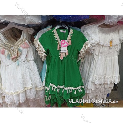 Sommerkleid Kurzarm Kinder Teenager Mädchen (4-14 JAHRE) ITALIAN FASHION IVD23SATY