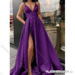 Langes, elegantes, trägerloses Sommerkleid für Damen (Einheitsgröße S/M/L/XL) ITALIAN FASHION IMPGM2323185