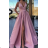 Langes, elegantes, trägerloses Sommerkleid für Damen (Einheitsgröße S/M/L/XL) ITALIAN FASHION IMPGM2323185