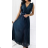 Langes, elegantes, ärmelloses Sommerkleid für Damen (S/M Einheitsgröße) ITALIAN FASHION IMPGM236161