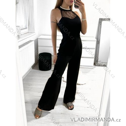 Langer ärmelloser Sommeroverall für Damen (Einheitsgröße S/M) ITALIAN FASHION IMPSH232308