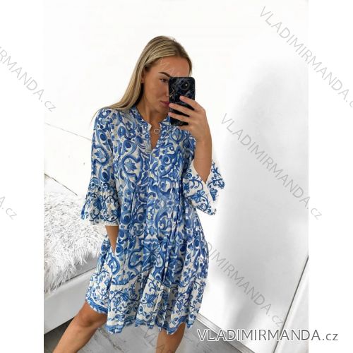 Spanisches Sommer-Langarmkleid für Damen (S/M/L/XL Einheitsgröße) INDIAN FASHION IMPEM23CA890A