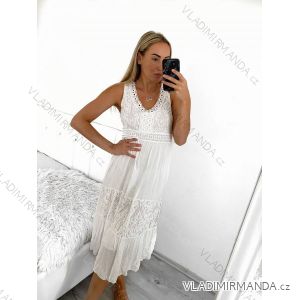 Trägerloses Sommerkleid im Boho-Stil für Damen (Einheitsgröße S/M) ITALIAN FASHION IMPSH235559