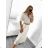 Carmen Sommer Sommer Schulterkleid (UNI S / M) ITALIENISCHE MODE IMM20628 S/M weiß