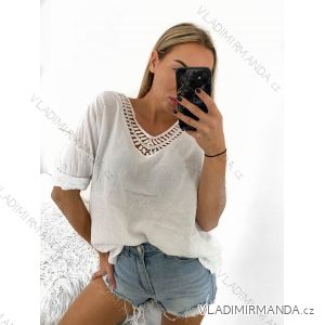 Langarm-Tunika für Damen in Übergröße (L/XL/2XL Einheitsgröße) ITALIAN FASHION IM423MELANIE