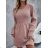 Warmes Langarm-Strickkleid für Damen (Einheitsgröße S/M) ITALIAN FASHION IMD221070