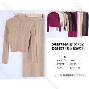 Elegantes Pullover- und Rock-Set für Damen (Einheitsgröße S/M) FRENCH FASHION FMWT23D55784